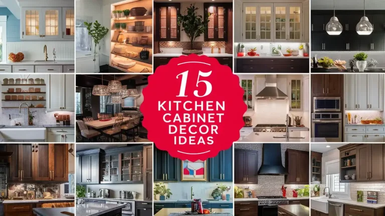 15 Above The Kitchen Cabinet Decor Ideas You Need To See