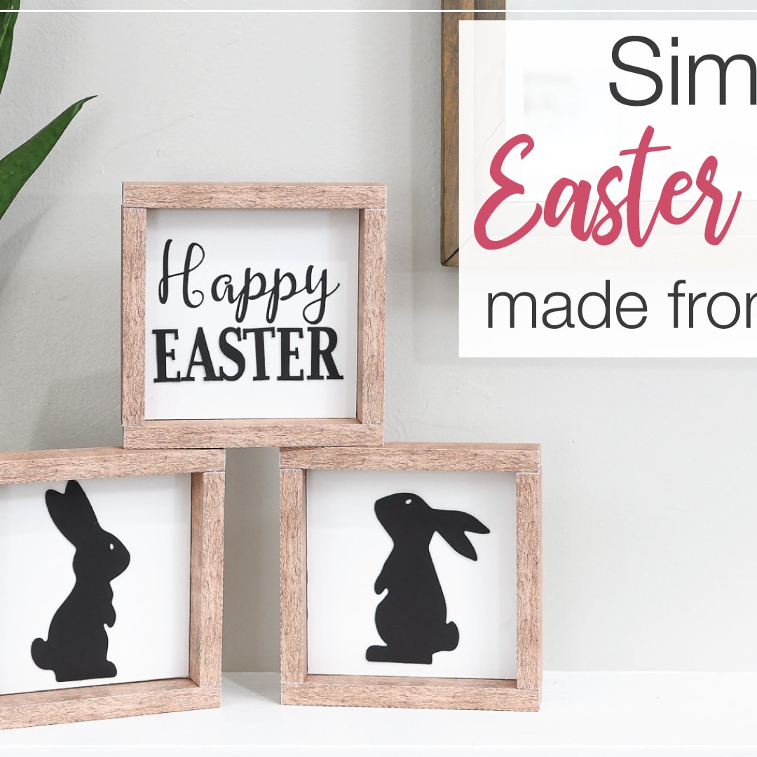 7 Days of Paper Spring Decor: Simple Easter Signs