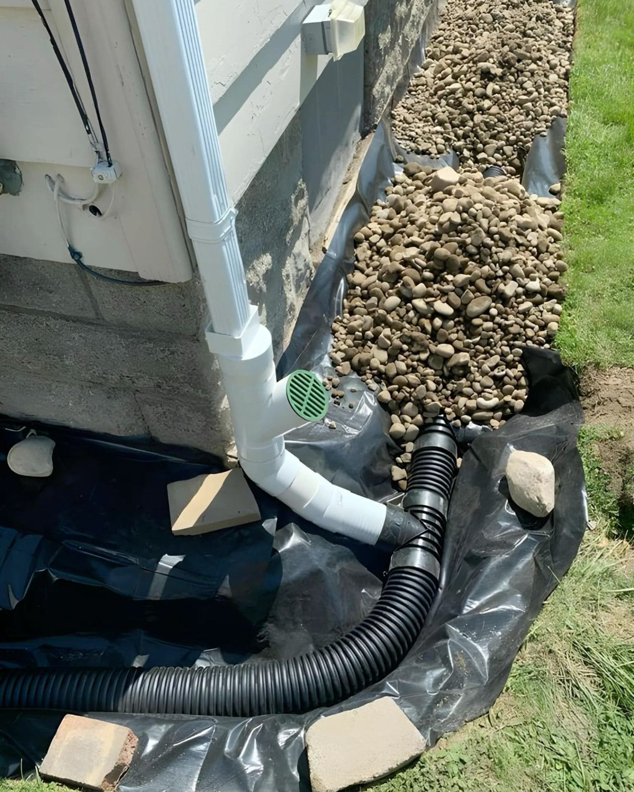 Underground French Drain System