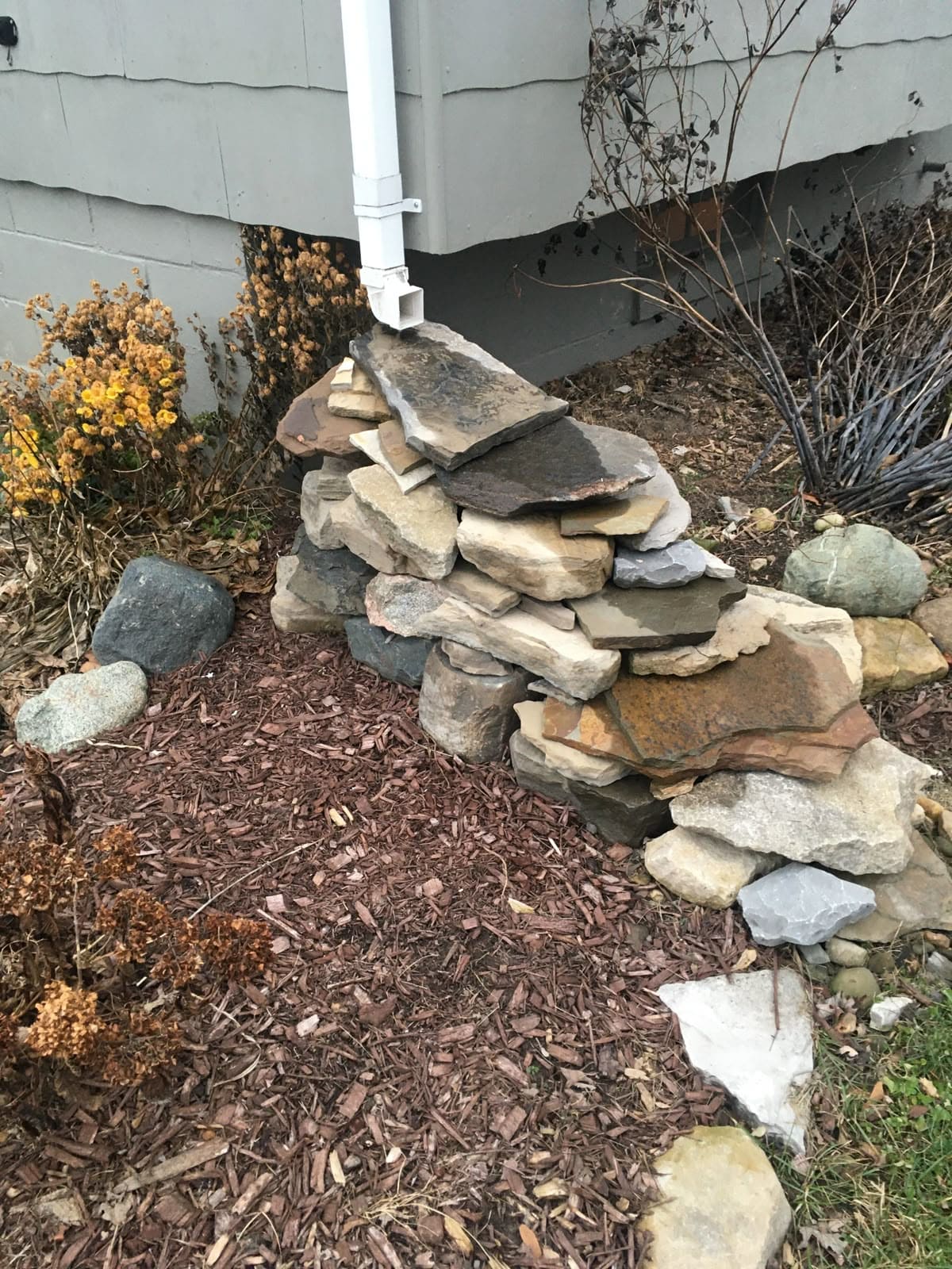 Natural Flat Stone Water Basin