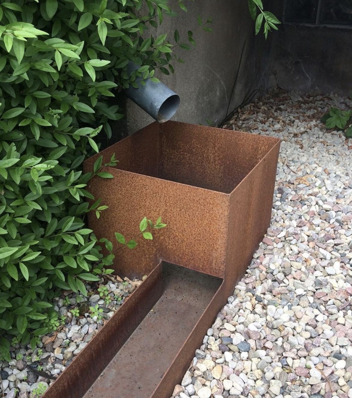 Weathered Steel Collection Box