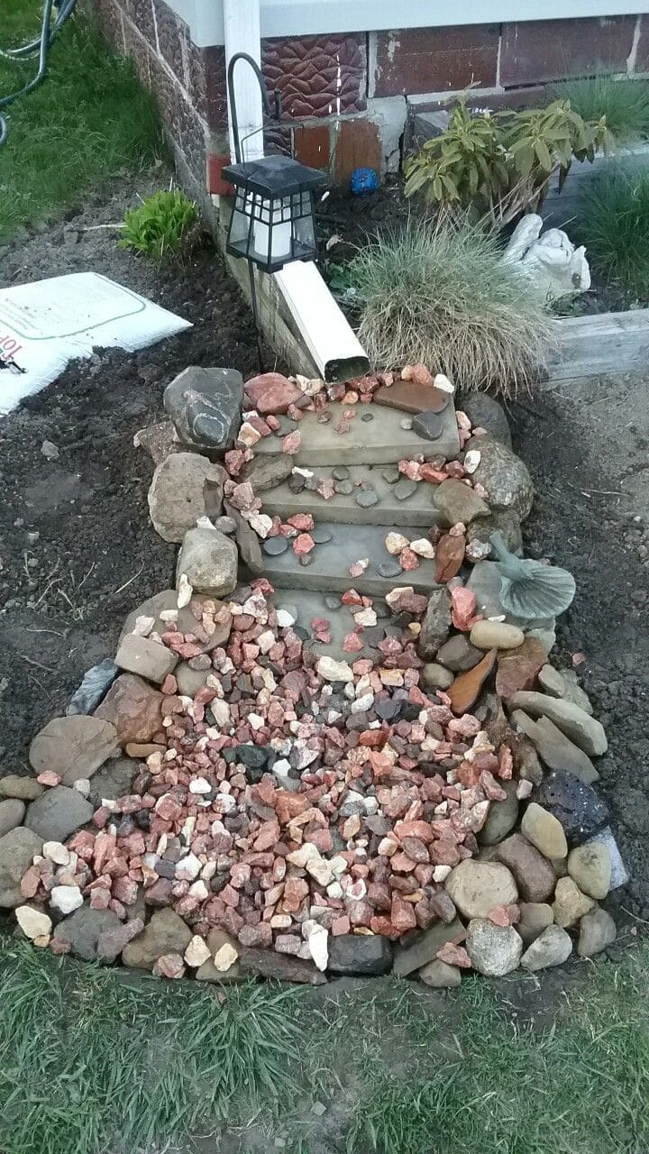 Tiered Rock Waterfall Basin