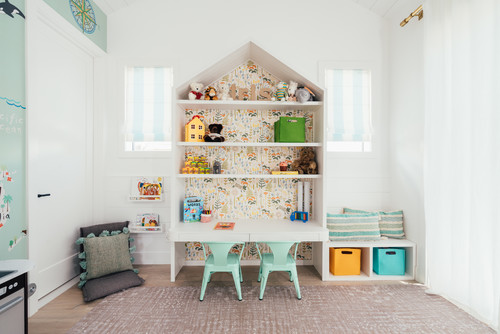 House Frame Desk Shelving Unit