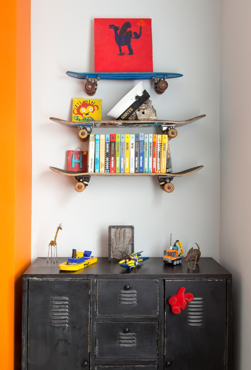 Skateboard Wall Floating Shelves