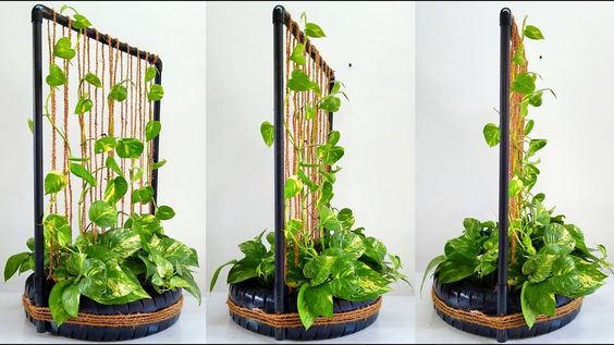 Vertical Trellis Tire Planter