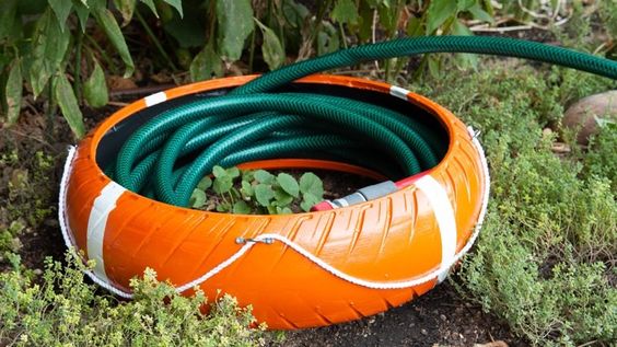 Life Preserver Garden Hose Holder